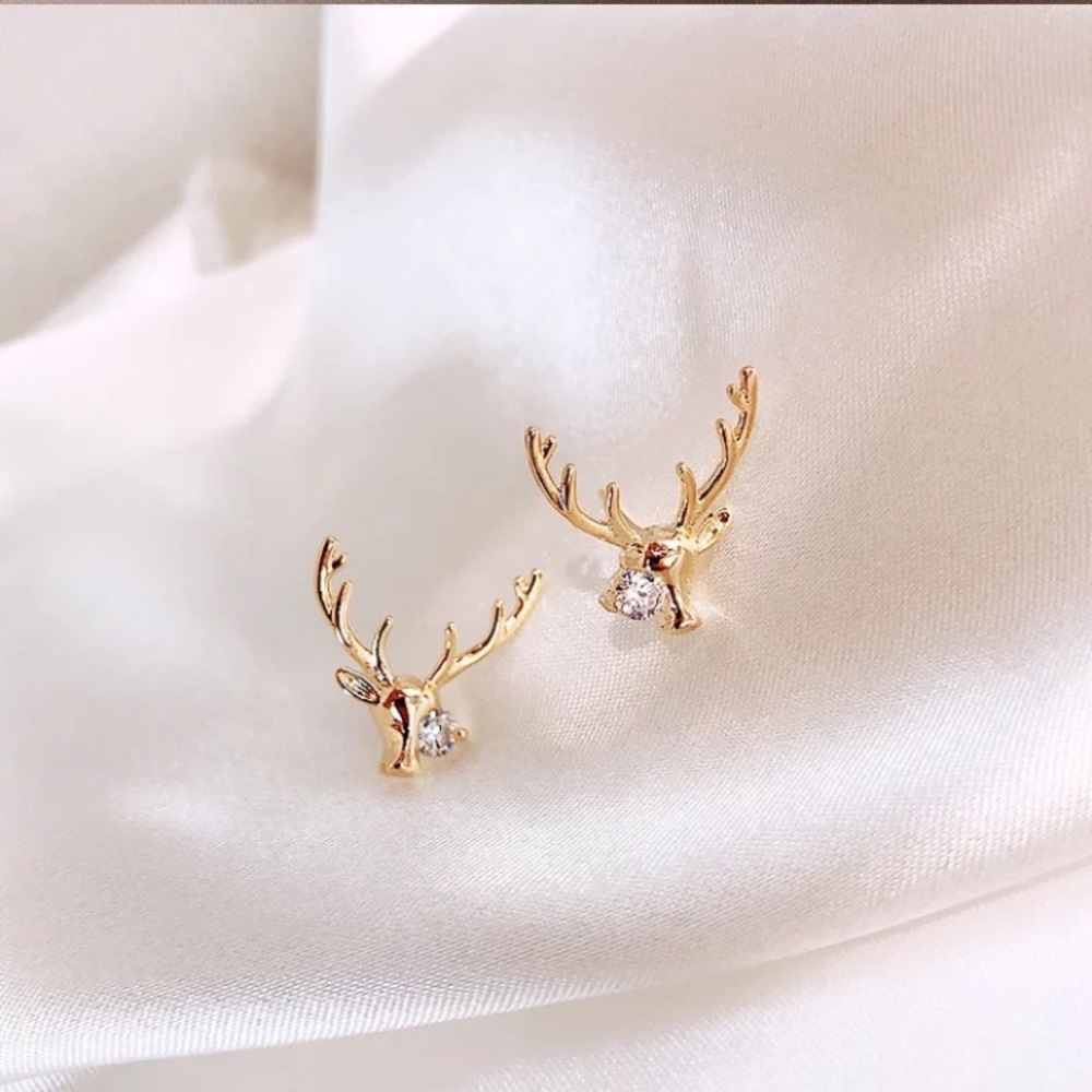 Rudolf Reindeer Christmas Earring Accessories